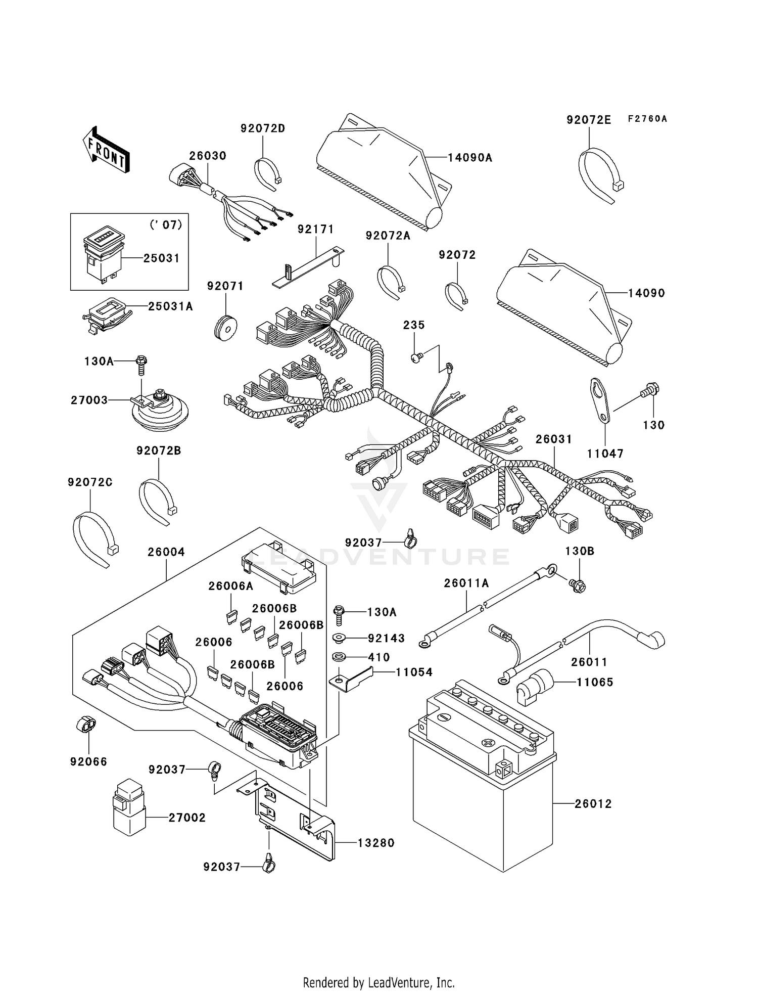 CHASSIS ELECTRICAL EQUIPMENT (J7F/J8F)