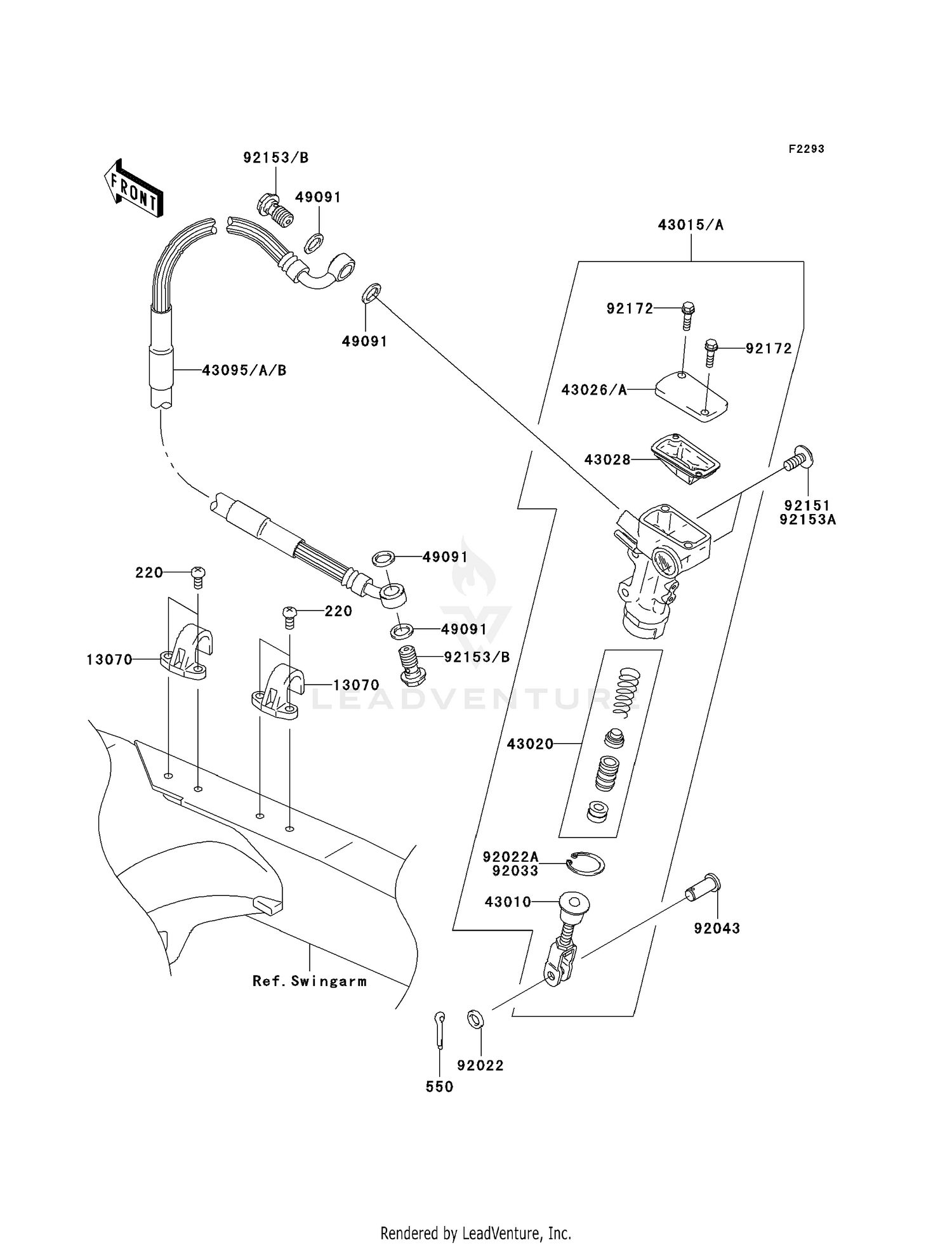 REAR MASTER CYLINDER