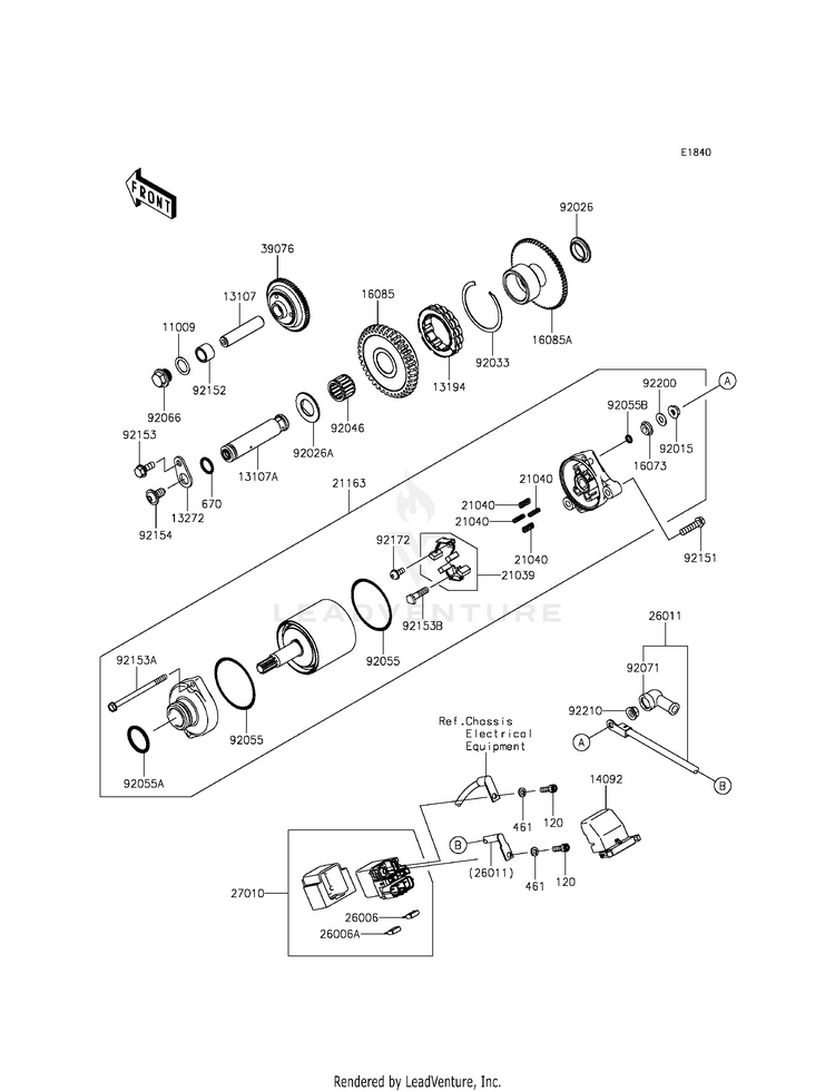 Starter Motor Schematic