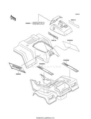 Decals (blue)(klf220-a6) Schematic