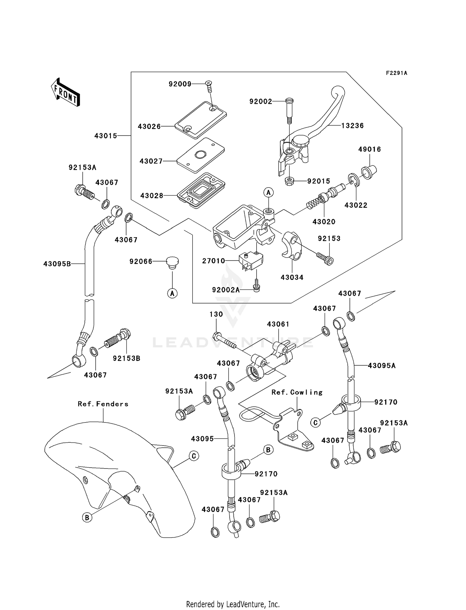 FRONT MASTER CYLINDER (C3/C4)