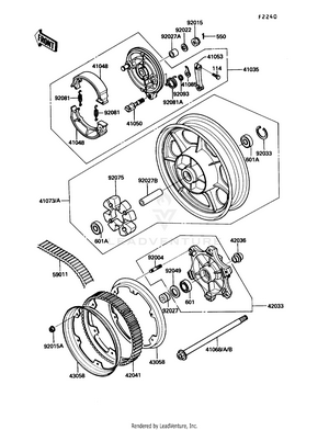 Rear Wheel/chain Schematic