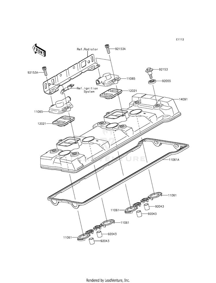 Cylinder Head Cover Schematic