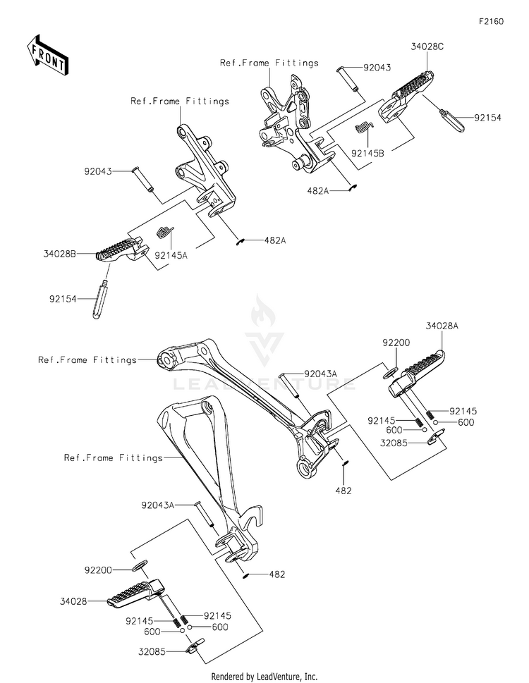 Footrests Schematic