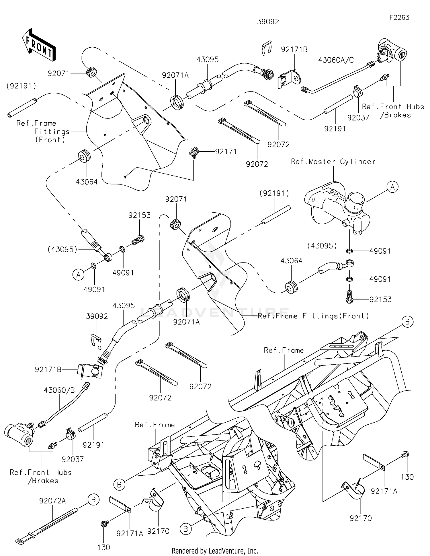 Front Brake Piping