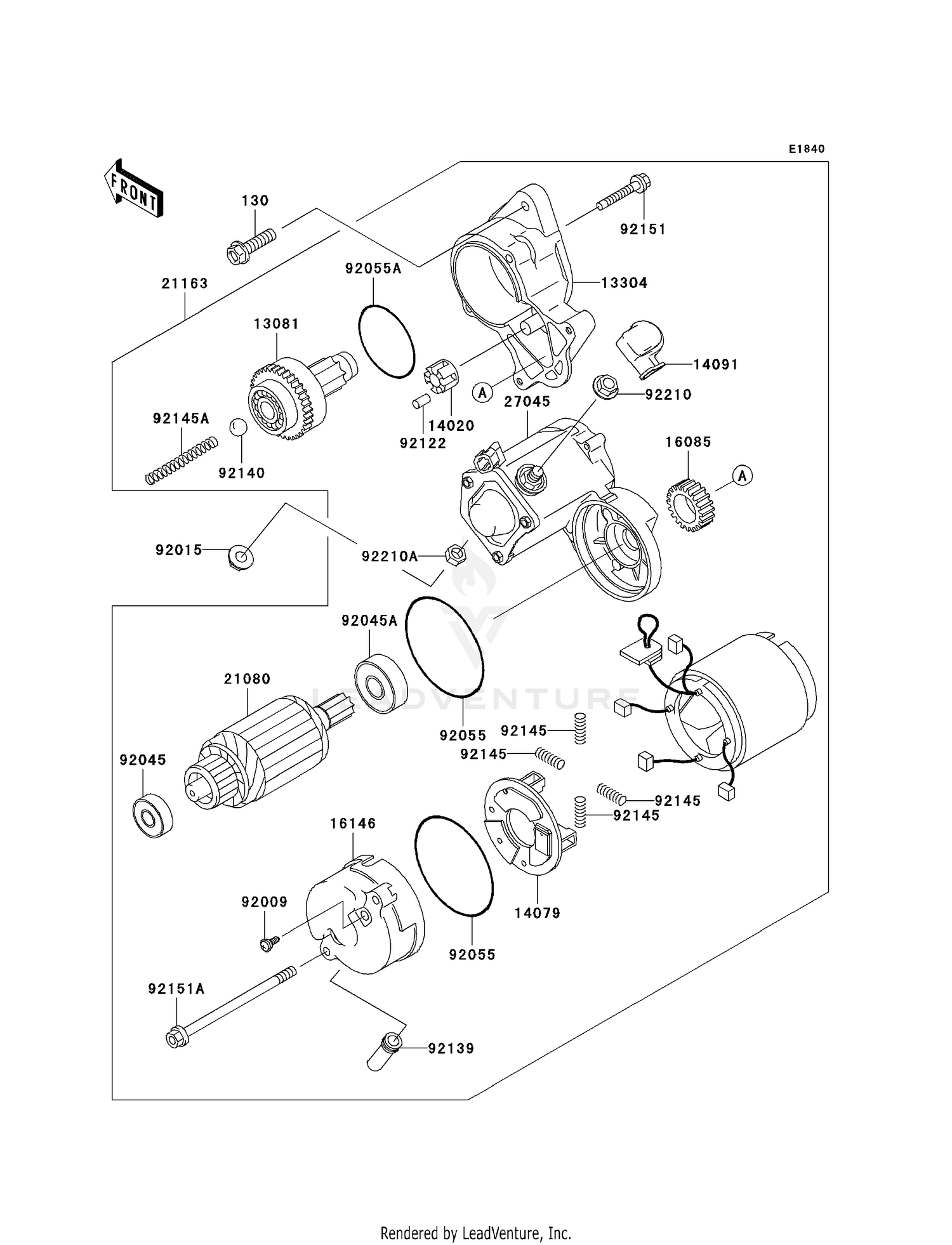 STARTER MOTOR (-FD620DE485832)