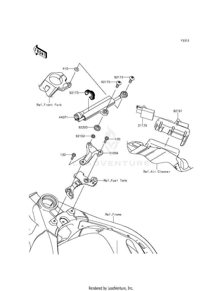 Steering Damper Schematic