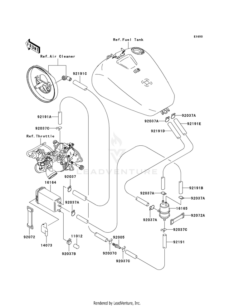 Fuel Evaporative System (Ca) Schematic
