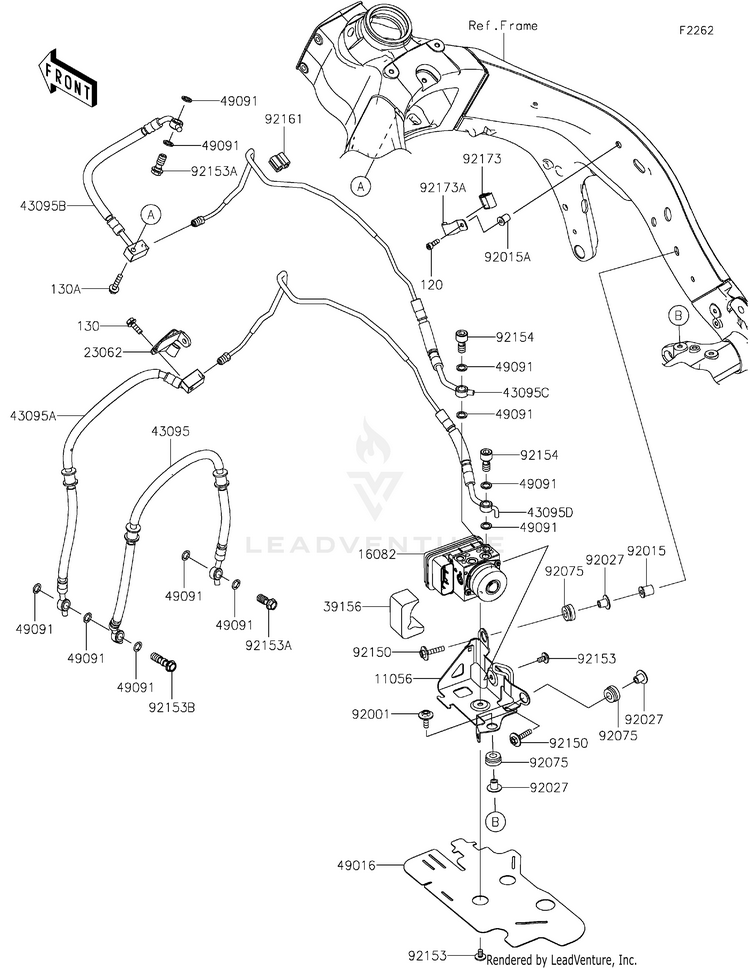 Brake Piping Schematic