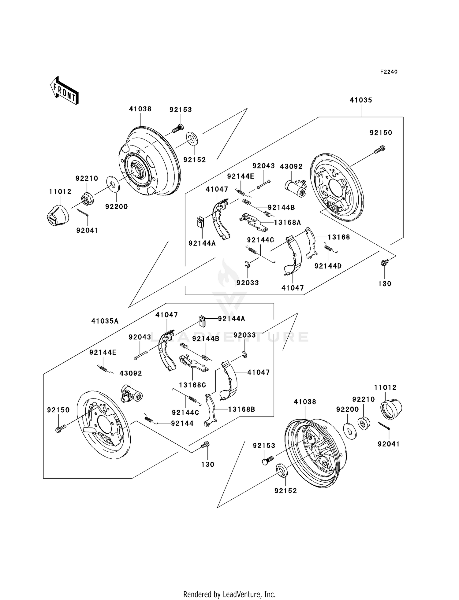 REAR HUBS/BRAKES