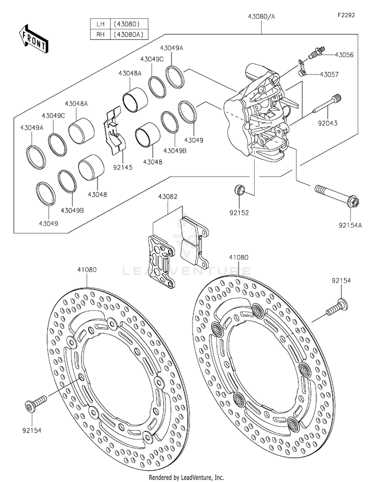 Front Brake Schematic