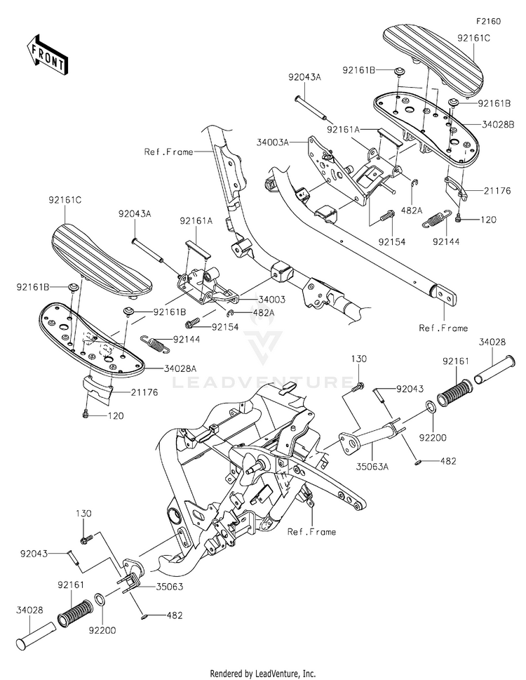 Footrests Schematic