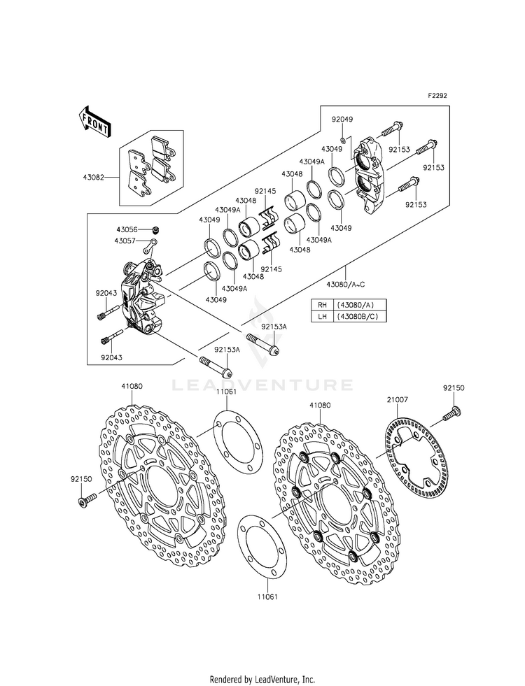 Front Brake Schematic