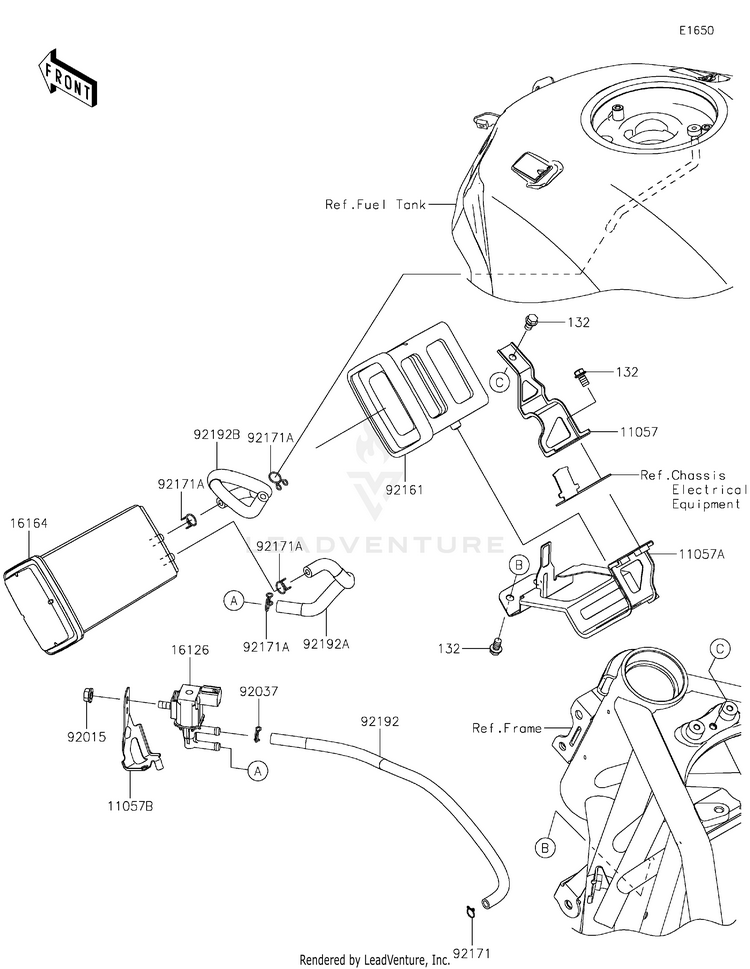 Fuel Evaporative System(Ca) Schematic