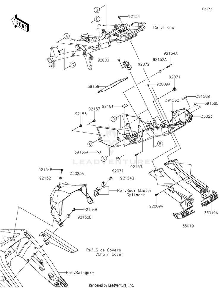 Rear Fender(S) Schematic