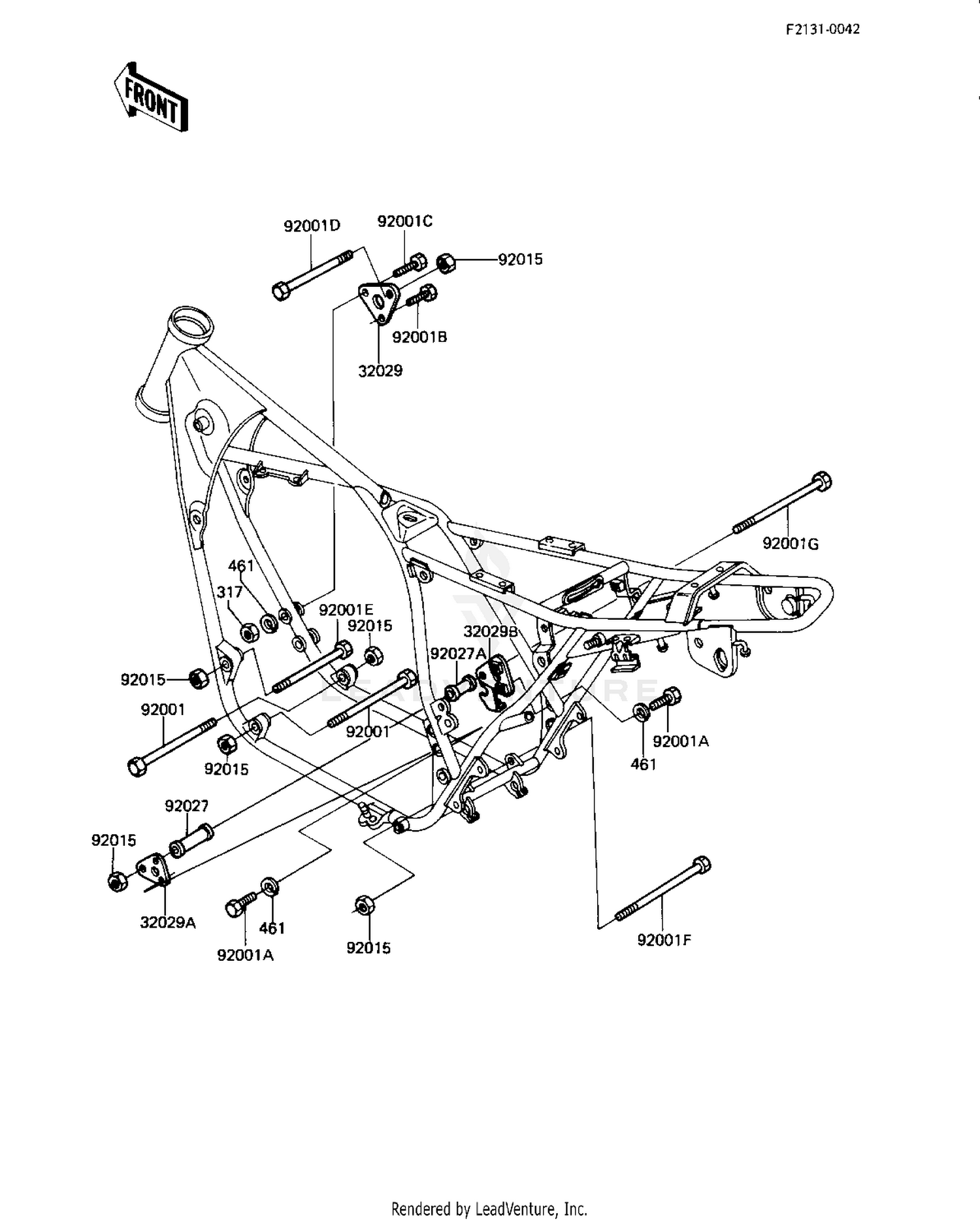 FRAME FITTINGS ('82-'83 C3/C4)