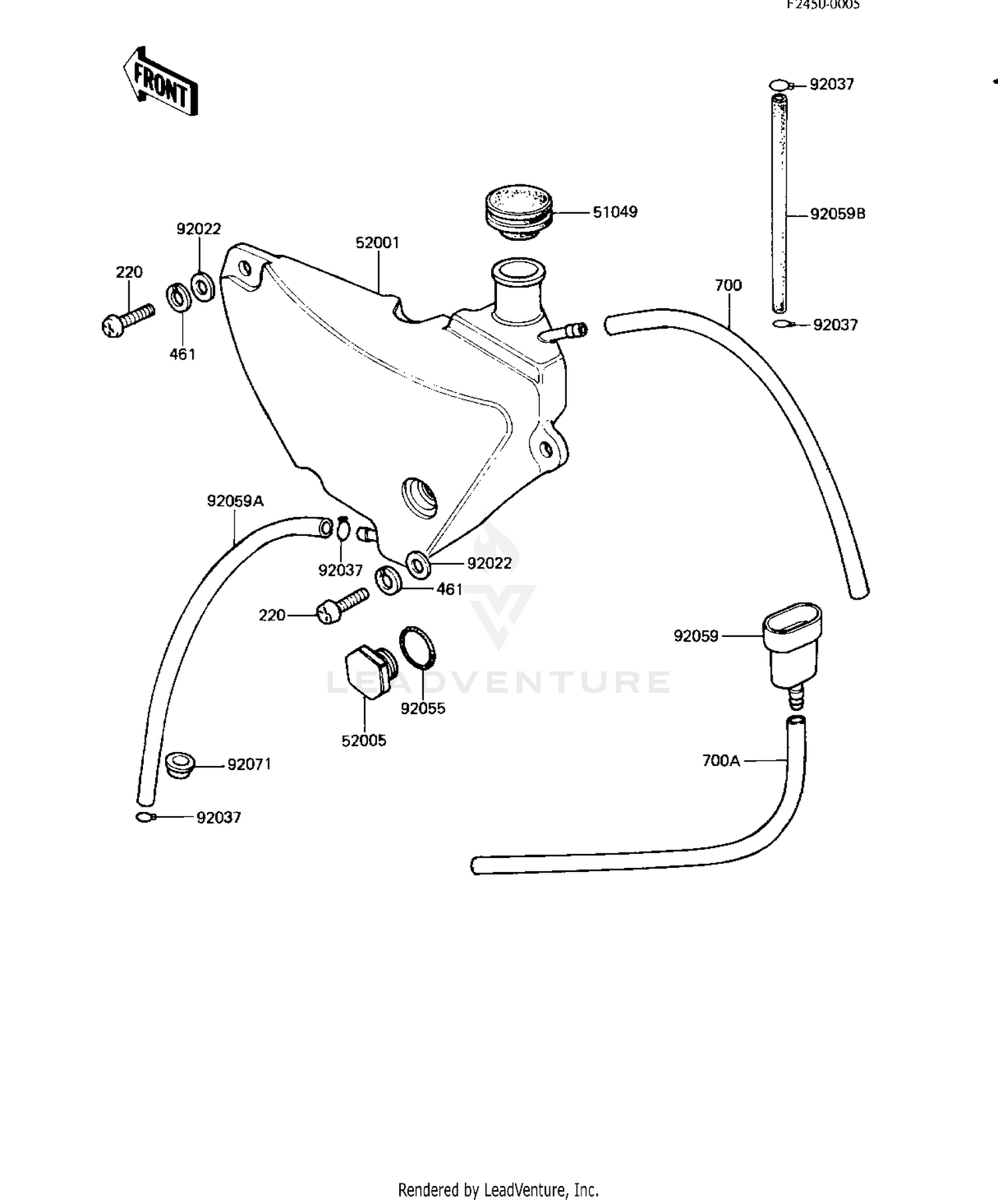 OIL TANK ('82-'83 A9/A10)