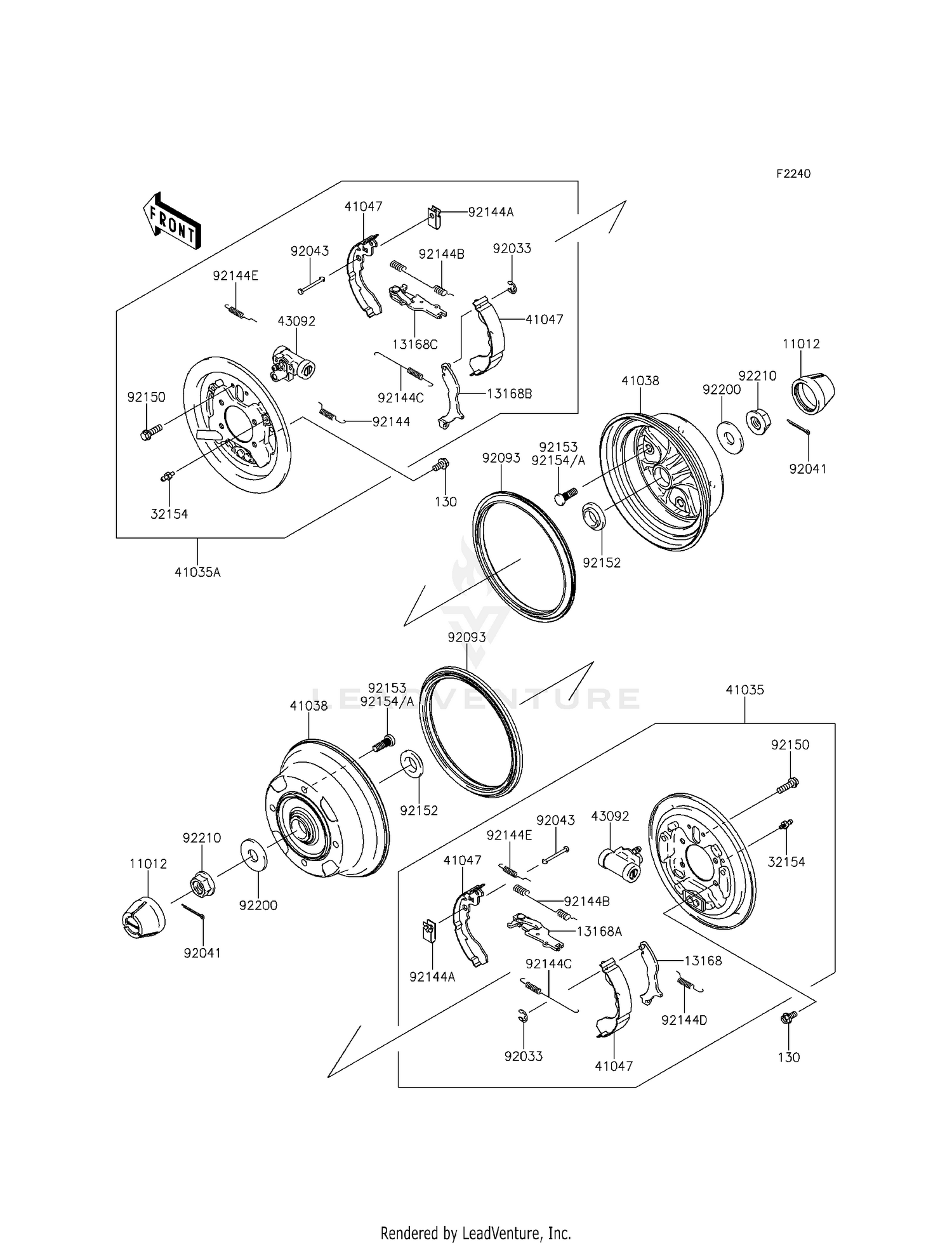 REAR HUBS/BRAKES