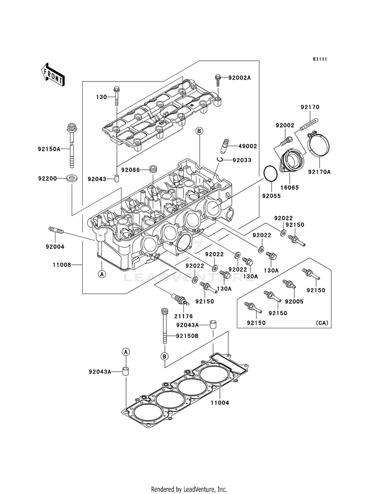 Cylinder Head Schematic