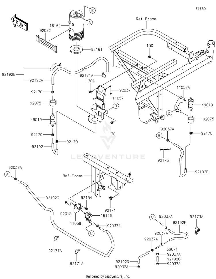 Fuel Evaporative System(Ca) Schematic