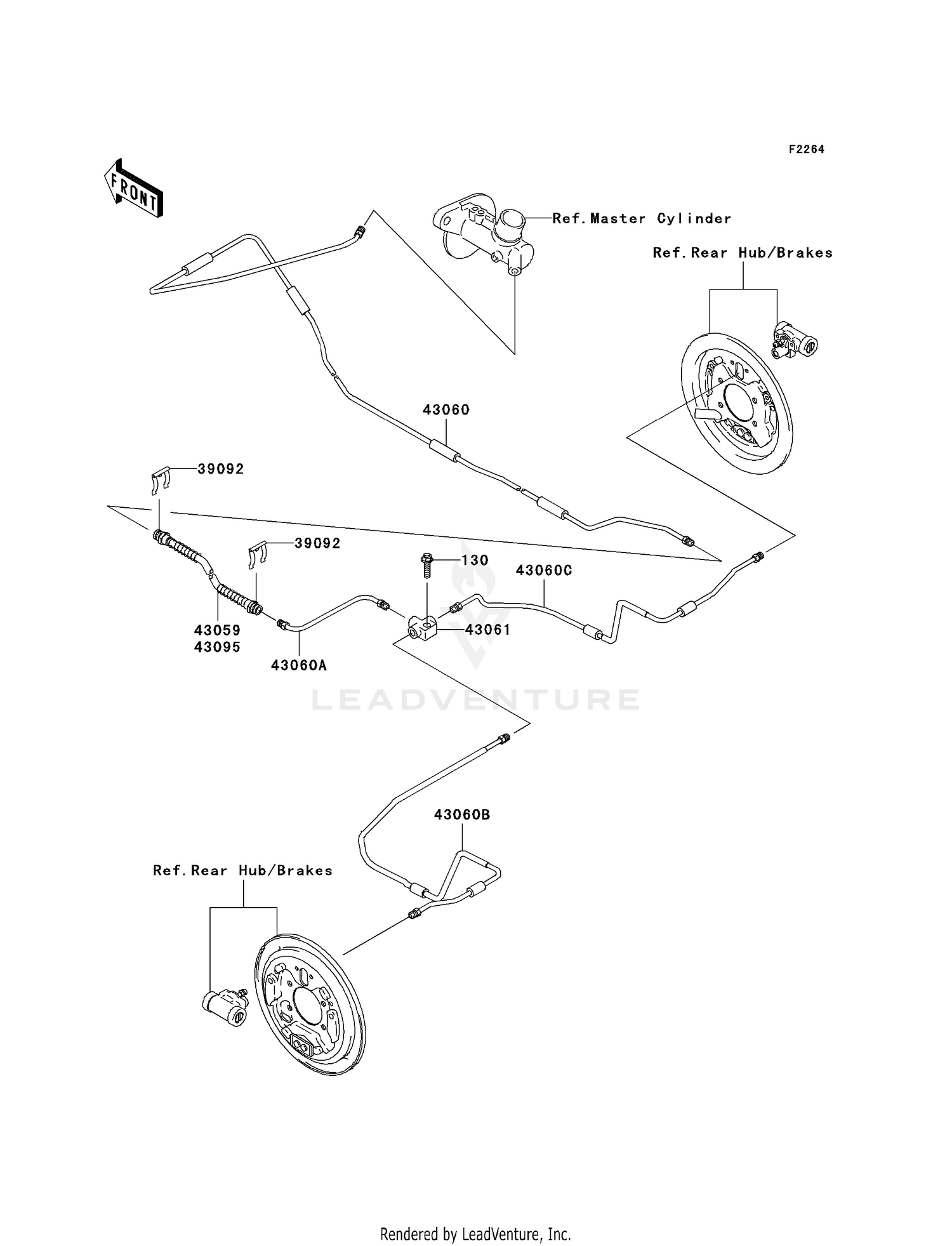 REAR BRAKE PIPING