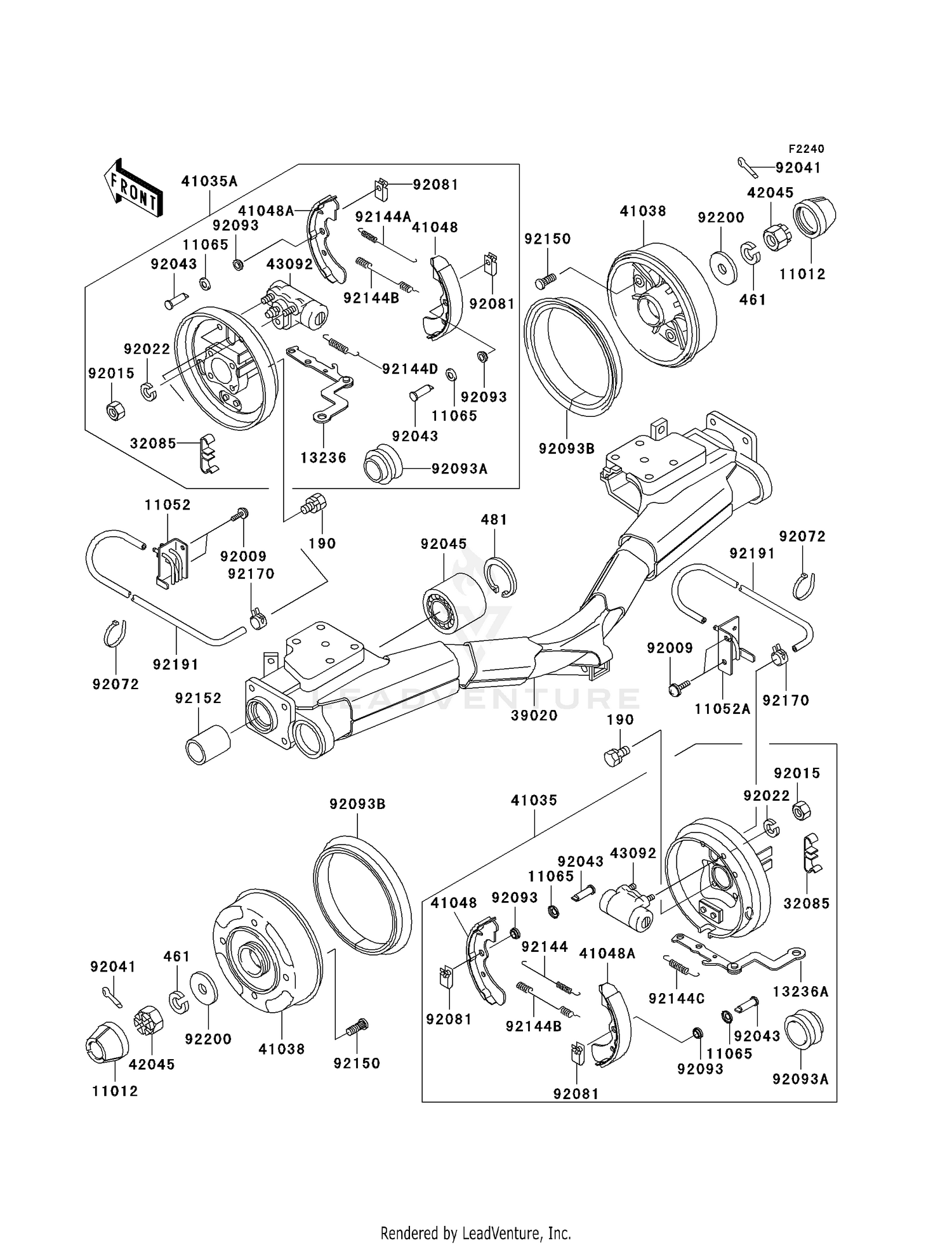 REAR HUBS/BRAKES
