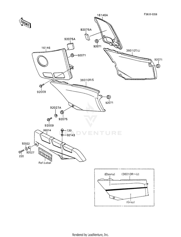 Side Covers/Chain Cover Schematic