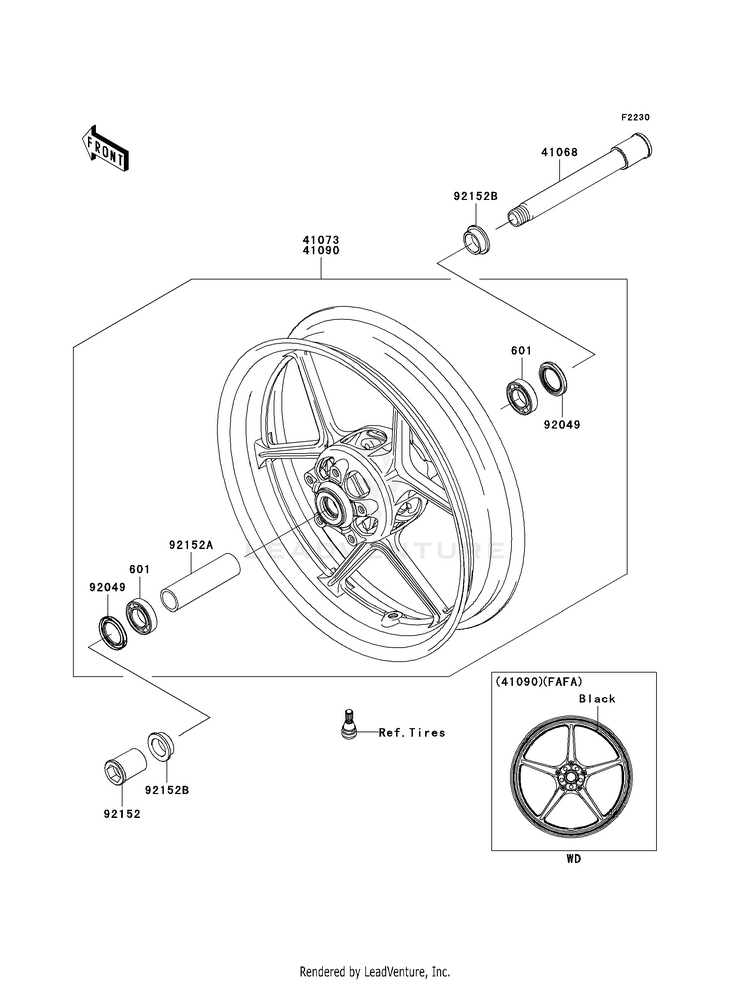 Front Wheel Schematic