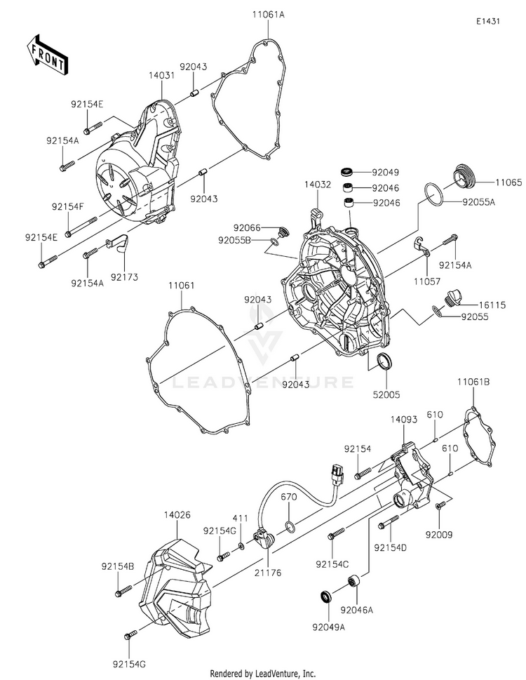 Engine Cover(S) Schematic