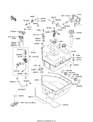Fuel Tank (f7f-faf) Schematic