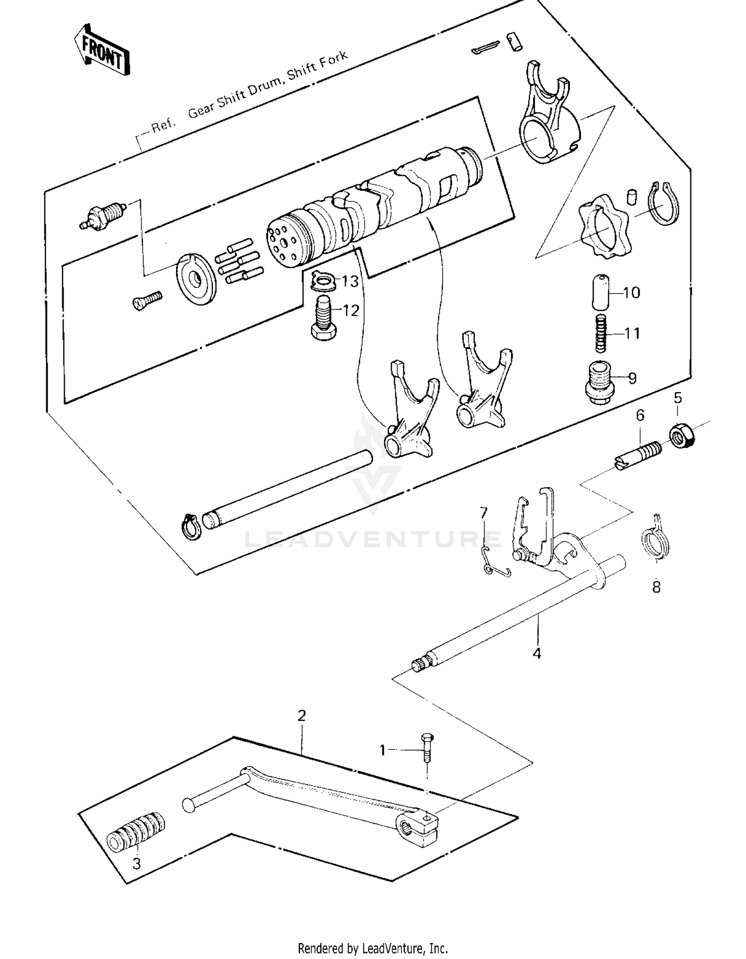 GEAR CHANGE MECHANISM