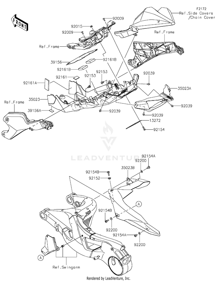 Rear Fender(S) Schematic
