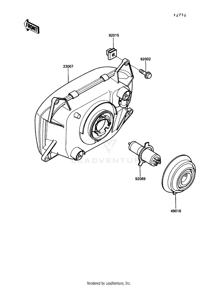 Head Lamp Schematic