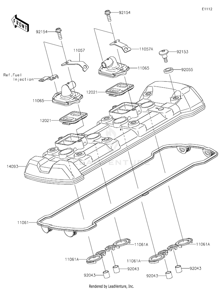 Cylinder Head Cover Schematic