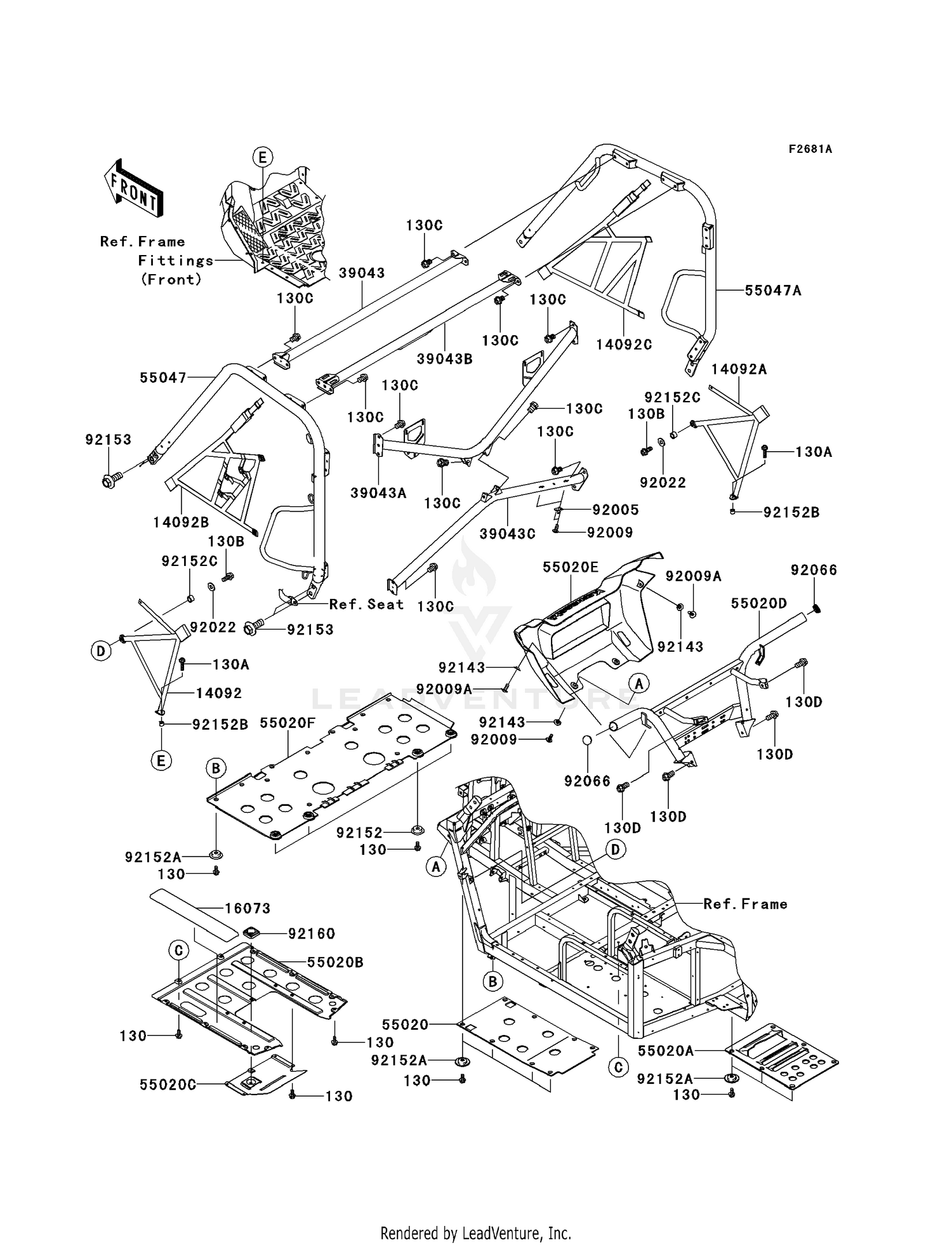 GUARDS/CAB FRAME (PCS)