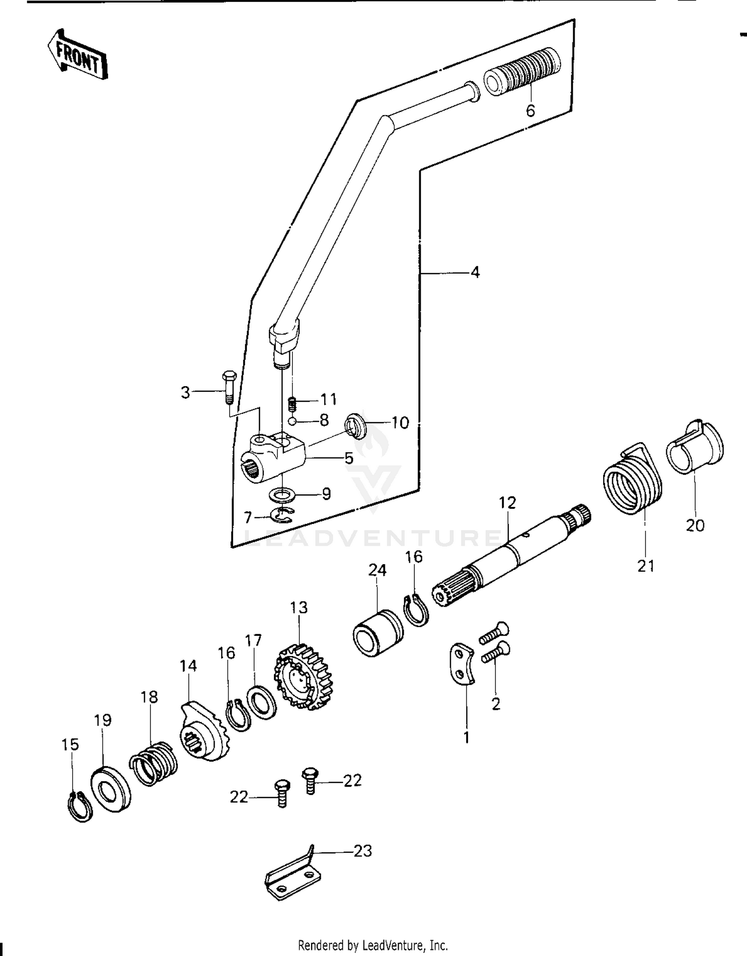 KICKSTARTER MECHANISM