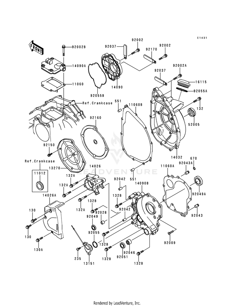 Engine Cover(S) Schematic