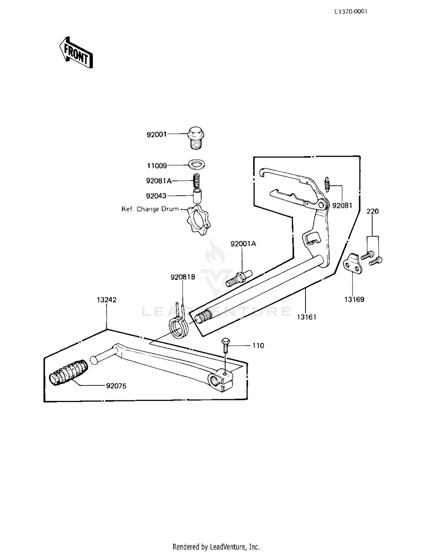 GEAR CHANGE MECHANISM ('81-'83 A2/A3/A4)