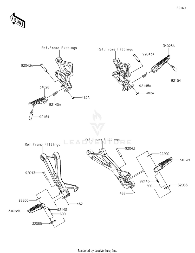 Footrests Schematic