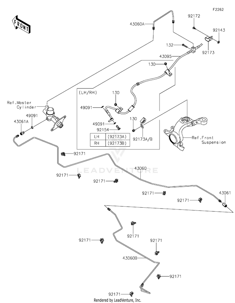 Brake Piping Schematic