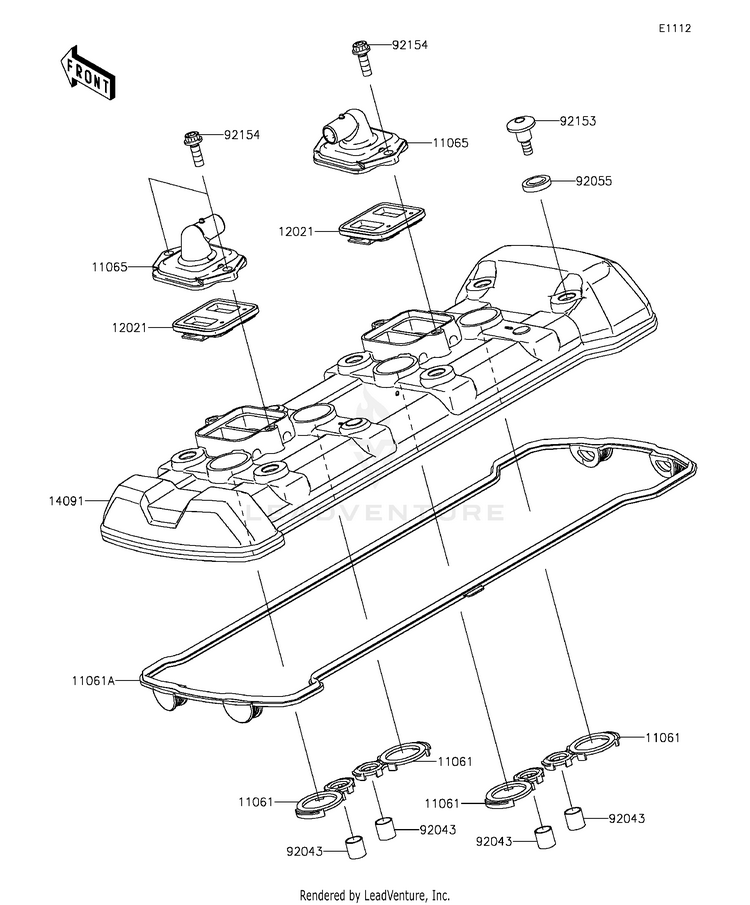 Cylinder Head Cover Schematic