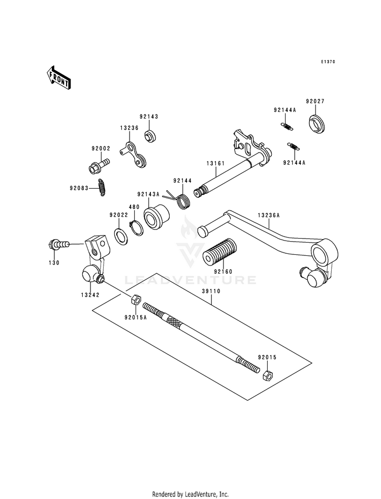 Gear Change Mechanism Schematic