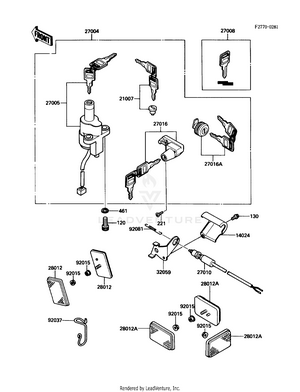 Ignition Switch/locks/reflectors Schematic