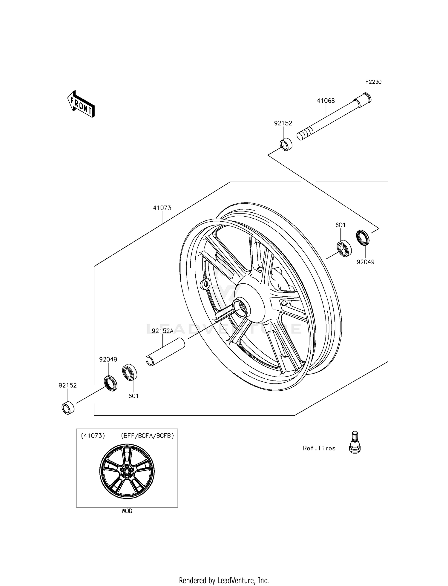 FRONT WHEEL