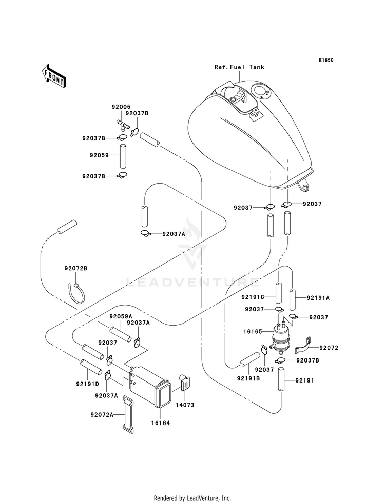 Fuel Evaporative System Schematic