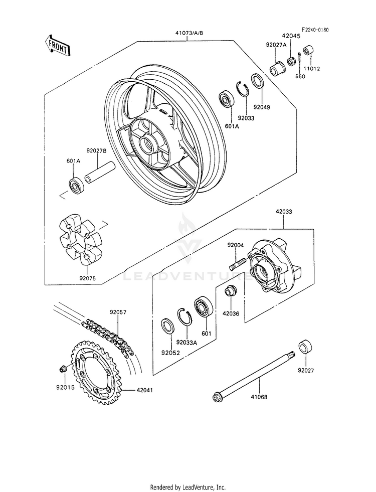 Rear Wheel/Chain Schematic