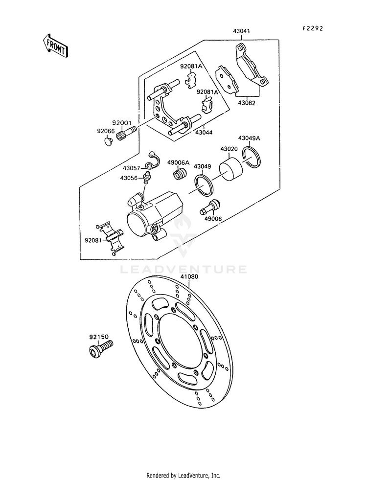 Front Brake Schematic