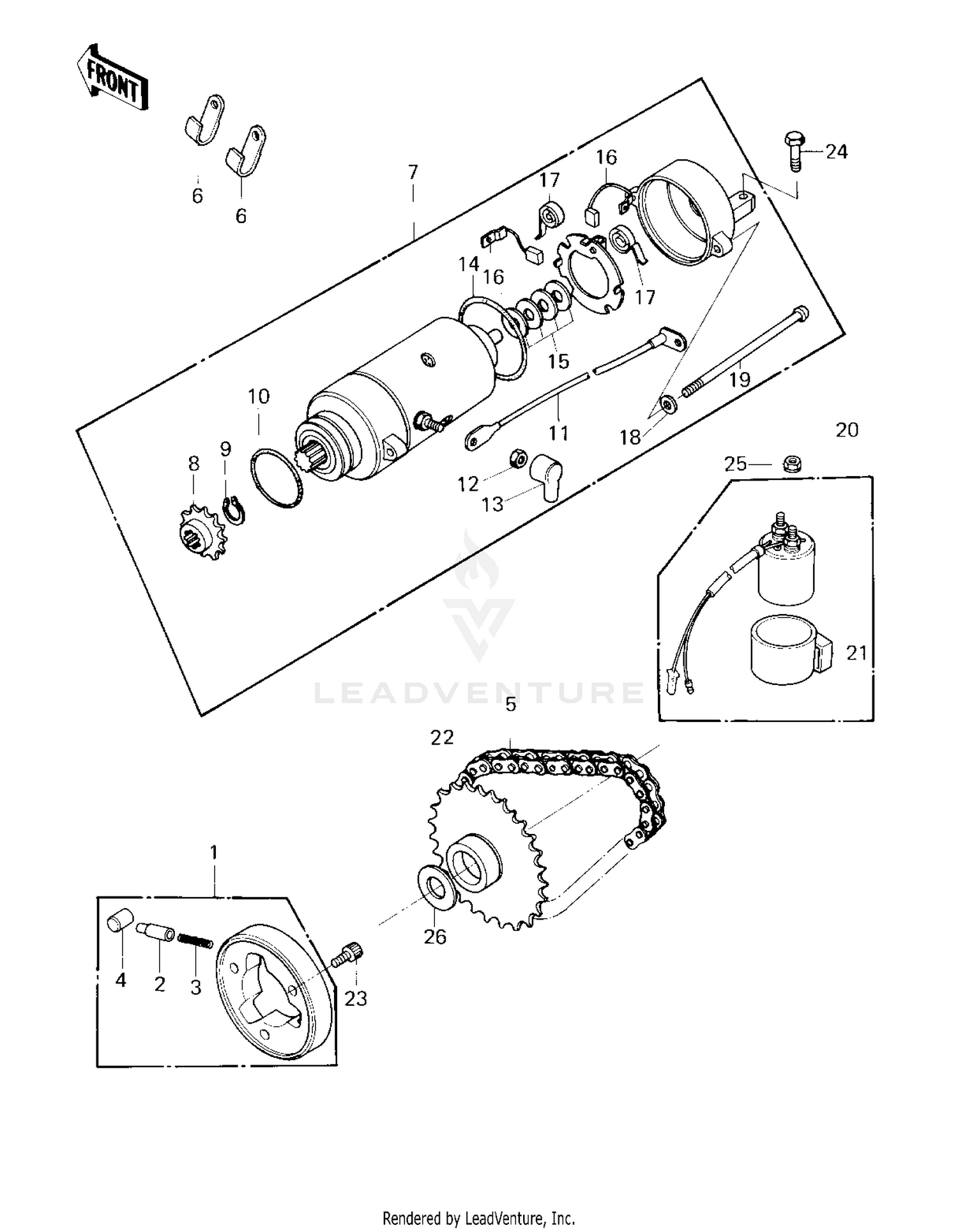 STARTER MOTOR/STARTER CLUTCH