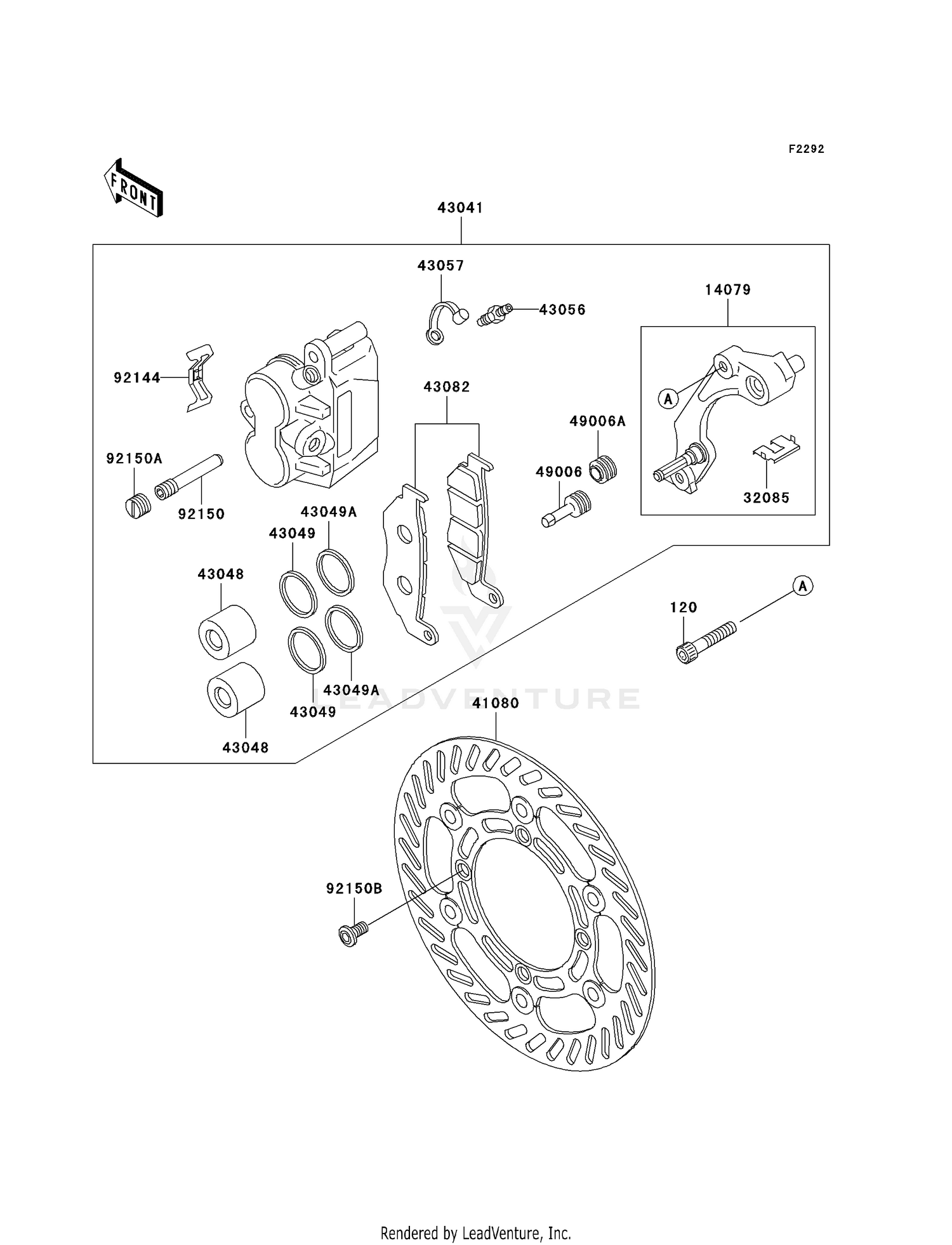 FRONT BRAKE (A10)