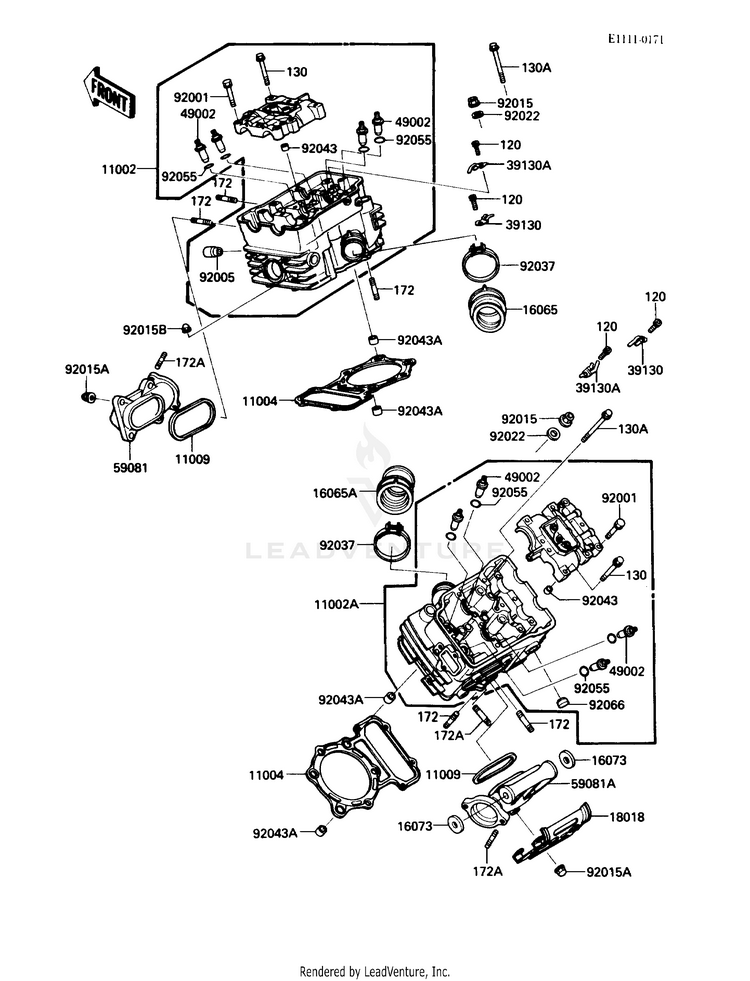 Cylinder Head Schematic